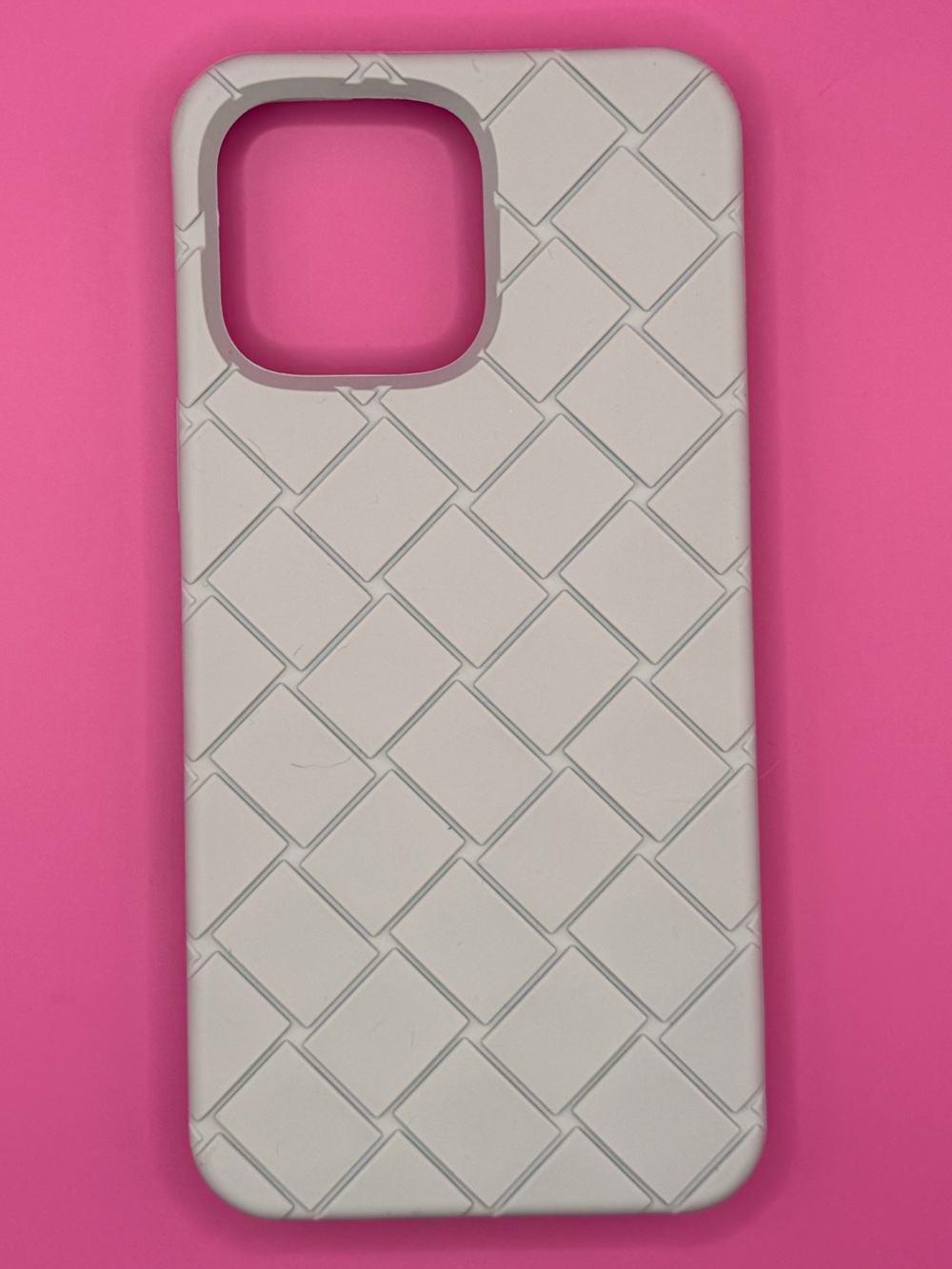 Bottega Veneta Intrecciato Rubber |Fits iPhone 16 Pro Max|AUTHENTIC